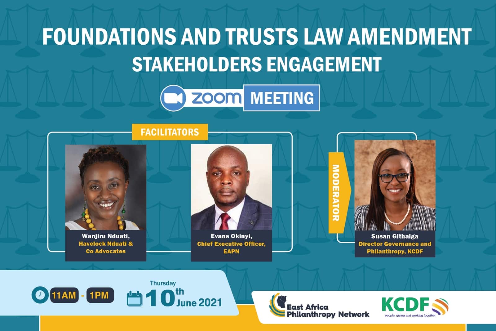 Foundations and Trusts Law Amendment Stakeholders Engagement