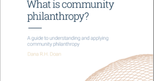 What Next for Community Philanthropy